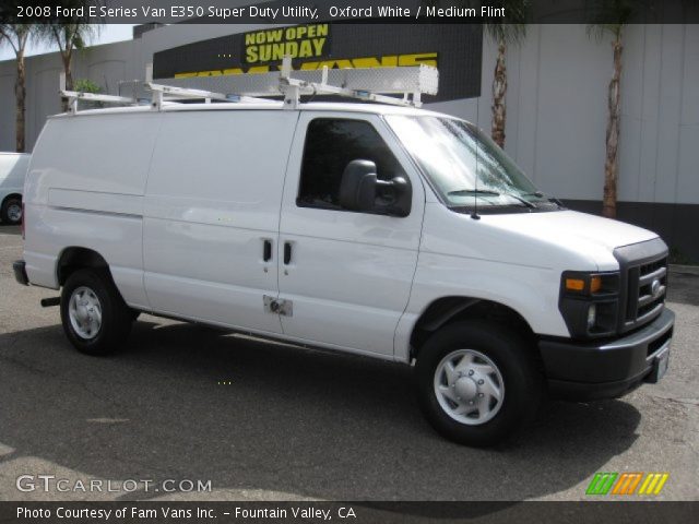 2008 Ford E Series Van E350 Super Duty Utility in Oxford White