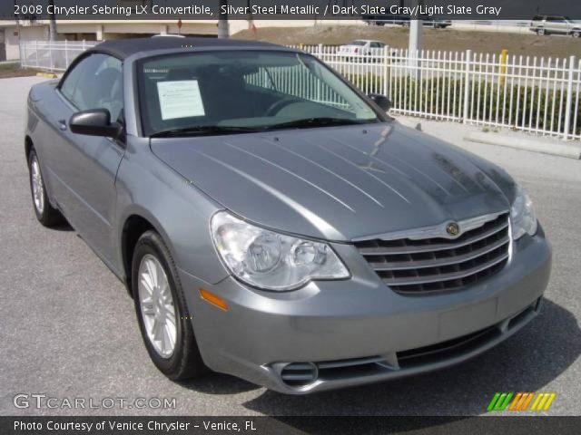 2008 Chrysler Sebring LX Convertible in Silver Steel Metallic