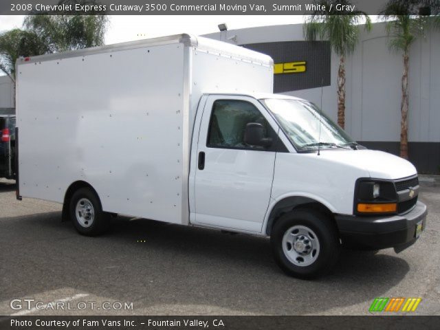 2008 Chevrolet Express Cutaway 3500 Commercial Moving Van in Summit White