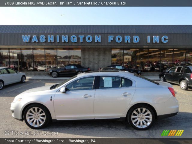 2009 Lincoln MKS AWD Sedan in Brilliant Silver Metallic