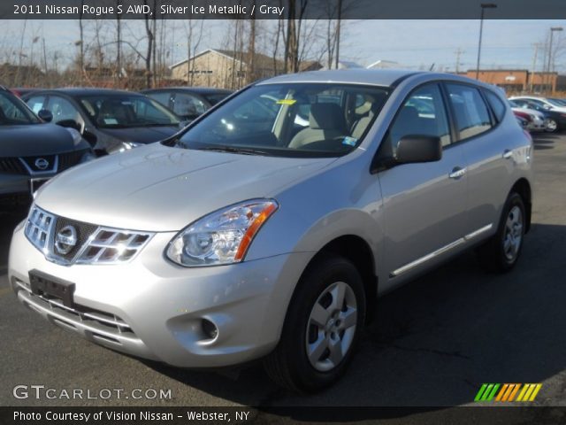 2011 Nissan Rogue S AWD in Silver Ice Metallic