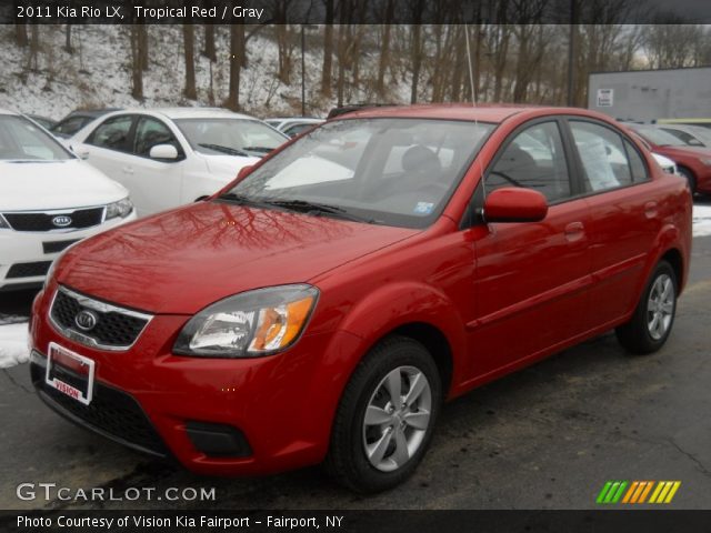 2011 Kia Rio LX in Tropical Red