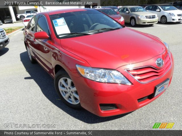 2011 Toyota Camry LE in Barcelona Red Metallic