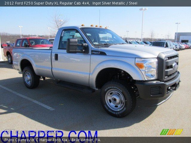 2012 Ford F250 Super Duty XL Regular Cab 4x4 in Ingot Silver Metallic