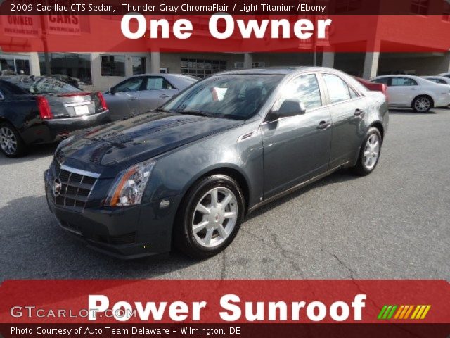 2009 Cadillac CTS Sedan in Thunder Gray ChromaFlair
