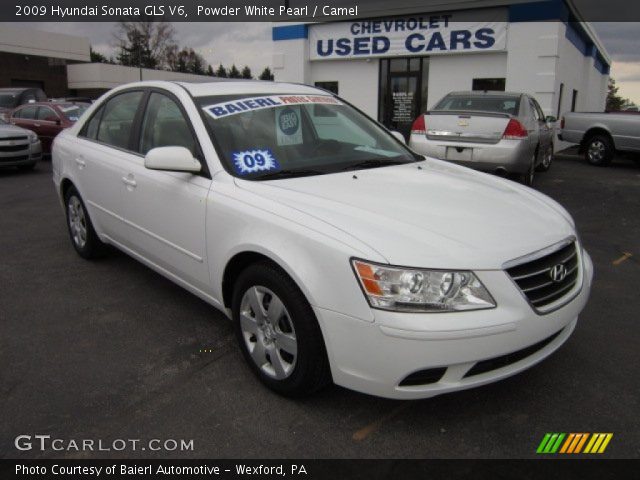 2009 Hyundai Sonata GLS V6 in Powder White Pearl