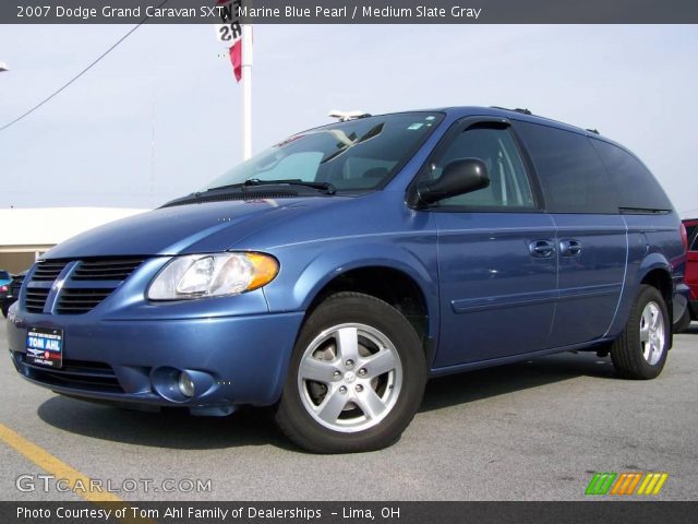 2007 Dodge Grand Caravan SXT in Marine Blue Pearl