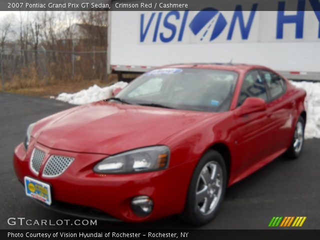 2007 Pontiac Grand Prix GT Sedan in Crimson Red