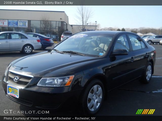 2008 Hyundai Sonata GLS in Ebony Black