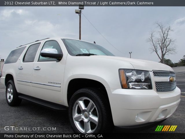 2012 Chevrolet Suburban LTZ in White Diamond Tricoat