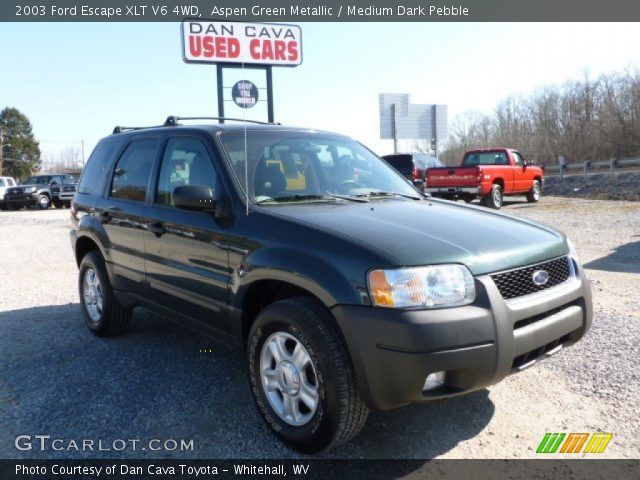 2003 Ford Escape XLT V6 4WD in Aspen Green Metallic