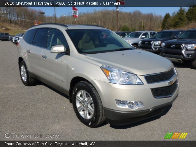 2010 Chevrolet Traverse LT AWD in Gold Mist Metallic