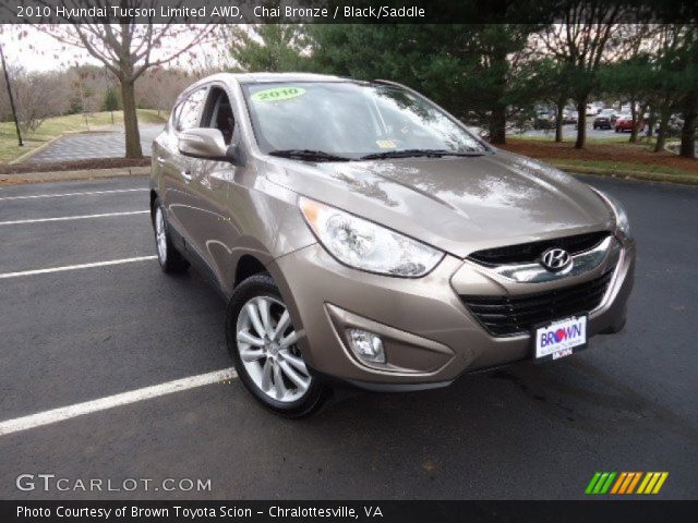 2010 Hyundai Tucson Limited AWD in Chai Bronze