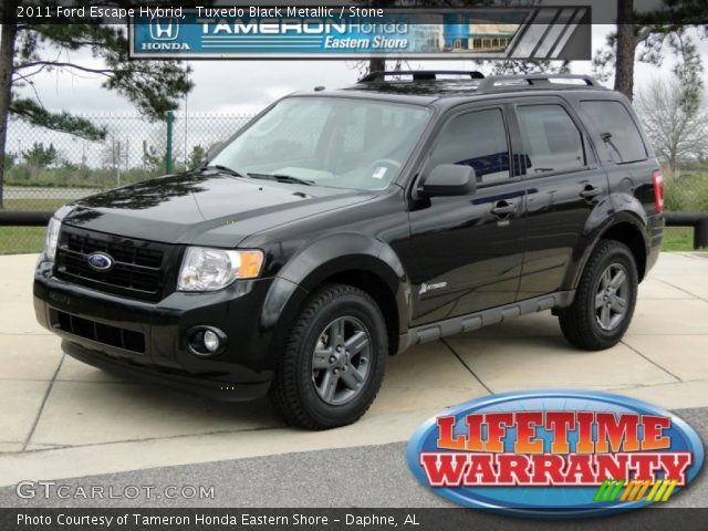 2011 Ford Escape Hybrid in Tuxedo Black Metallic