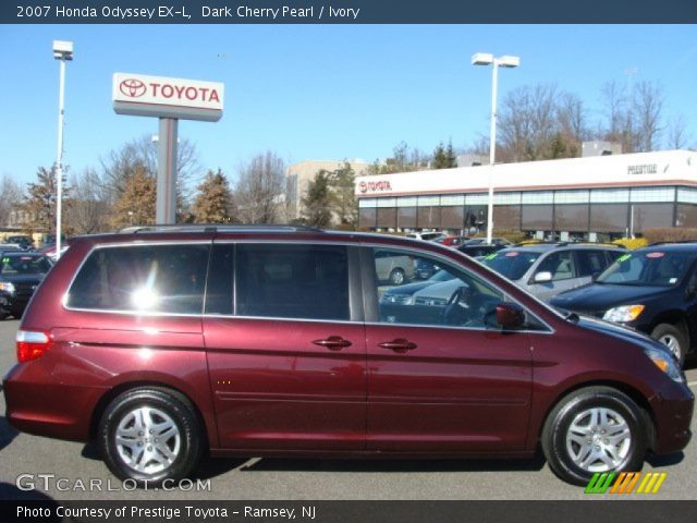 2007 Honda Odyssey EX-L in Dark Cherry Pearl