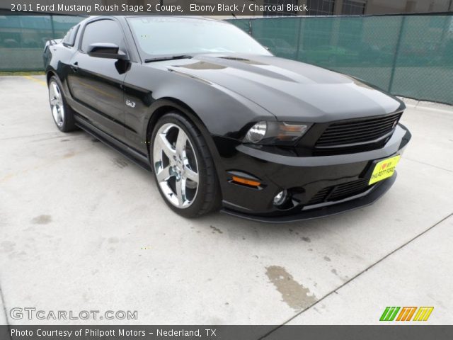 2011 Ford Mustang Roush Stage 2 Coupe in Ebony Black