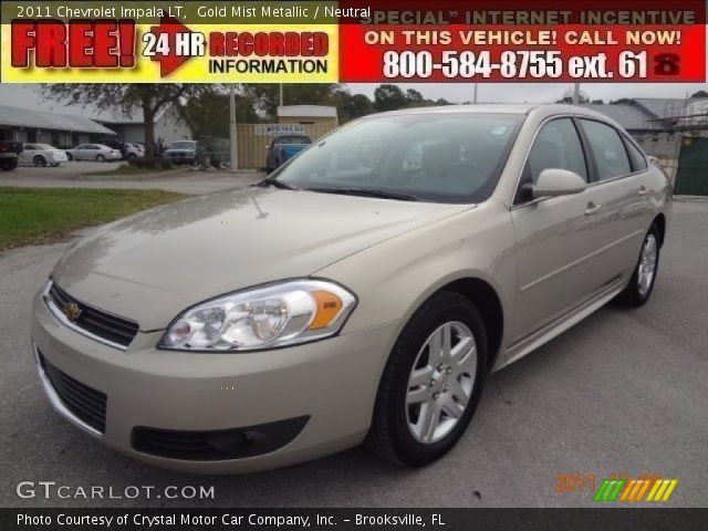 2011 Chevrolet Impala LT in Gold Mist Metallic
