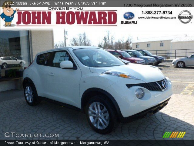 2012 Nissan Juke SV AWD in White Pearl