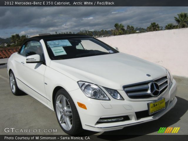 2012 Mercedes-Benz E 350 Cabriolet in Arctic White