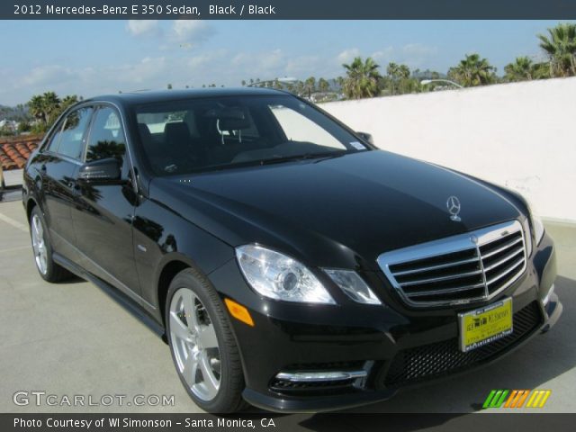2012 Mercedes-Benz E 350 Sedan in Black