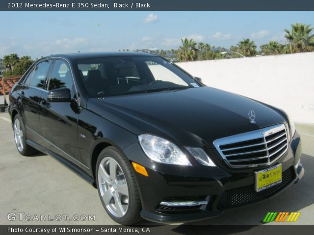 2012 Mercedes-Benz E 350 Sedan in Black