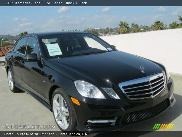 2012 Mercedes-Benz E 350 Sedan in Black
