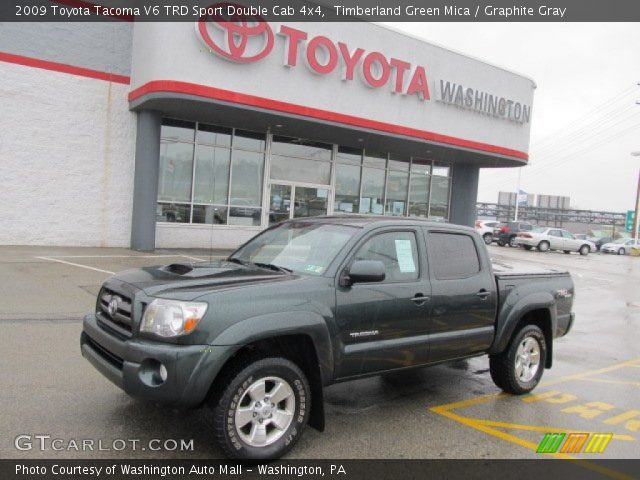 2009 Toyota Tacoma V6 TRD Sport Double Cab 4x4 in Timberland Green Mica