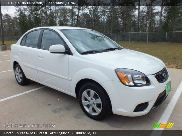 2010 Kia Rio LX Sedan in Clear White