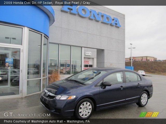 2009 Honda Civic DX-VP Sedan in Royal Blue Pearl