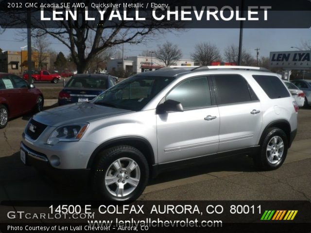 2012 GMC Acadia SLE AWD in Quicksilver Metallic