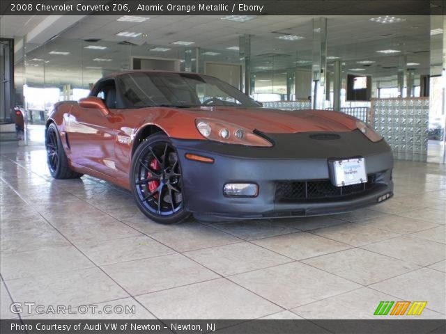 2008 Chevrolet Corvette Z06 in Atomic Orange Metallic
