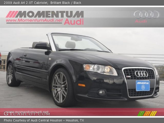 2009 Audi A4 2.0T Cabriolet in Brilliant Black