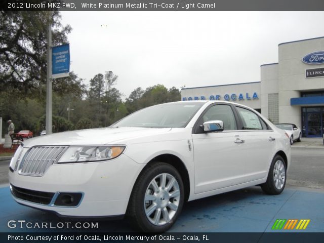 2012 Lincoln MKZ FWD in White Platinum Metallic Tri-Coat