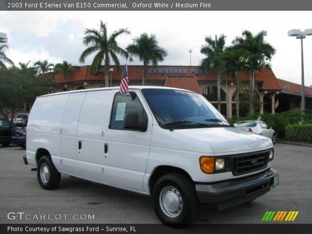 2003 Ford E Series Van E150 Commercial in Oxford White