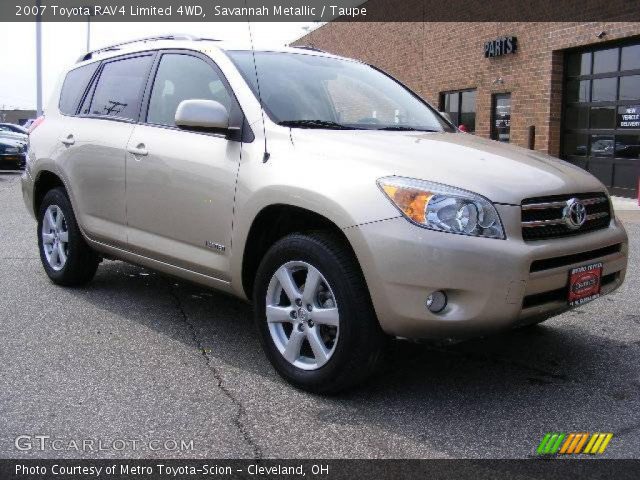 2007 Toyota RAV4 Limited 4WD in Savannah Metallic