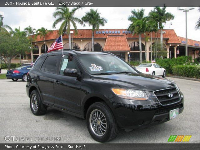 2007 Hyundai Santa Fe GLS in Ebony Black