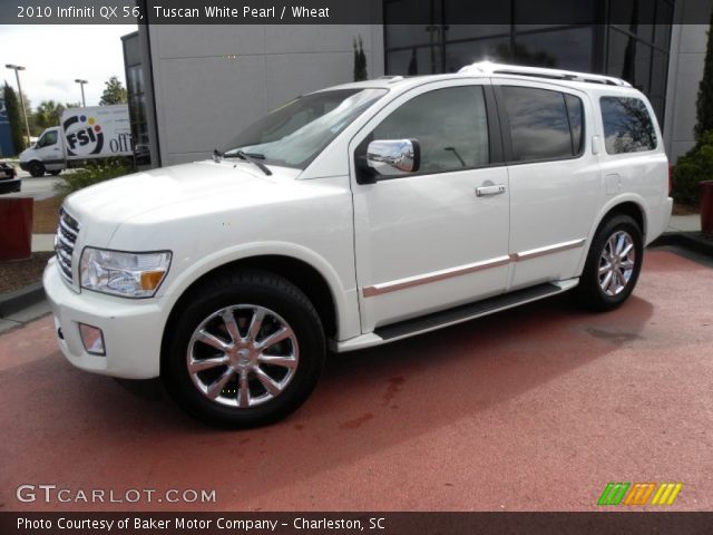 2010 Infiniti QX 56 in Tuscan White Pearl