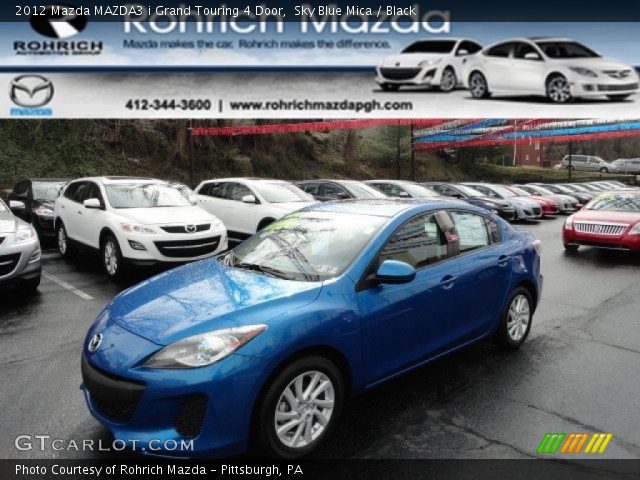 2012 Mazda MAZDA3 i Grand Touring 4 Door in Sky Blue Mica