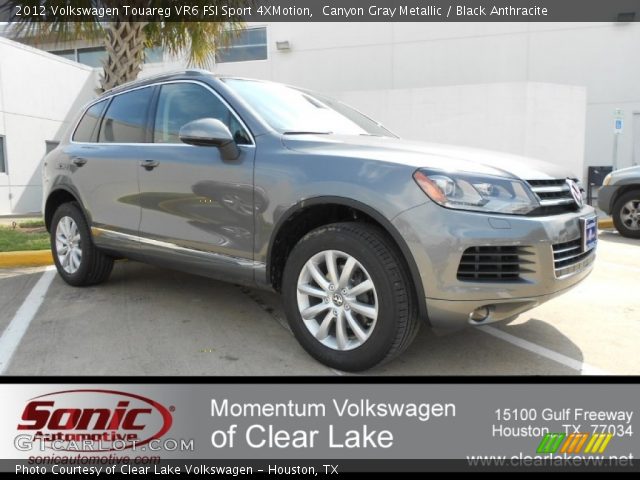 2012 Volkswagen Touareg VR6 FSI Sport 4XMotion in Canyon Gray Metallic