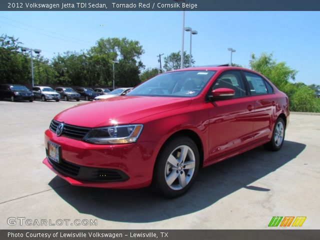 2012 Volkswagen Jetta TDI Sedan in Tornado Red