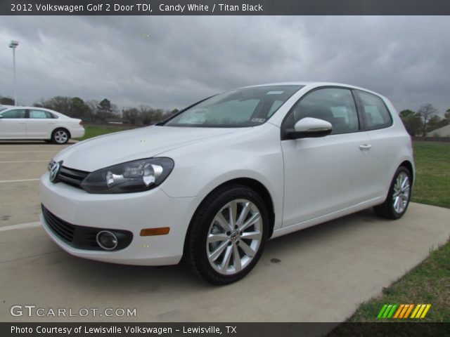 2012 Volkswagen Golf 2 Door TDI in Candy White