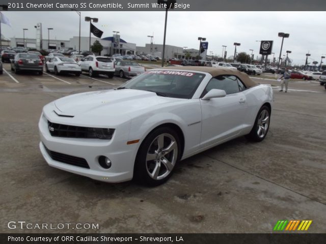 2011 Chevrolet Camaro SS Convertible in Summit White