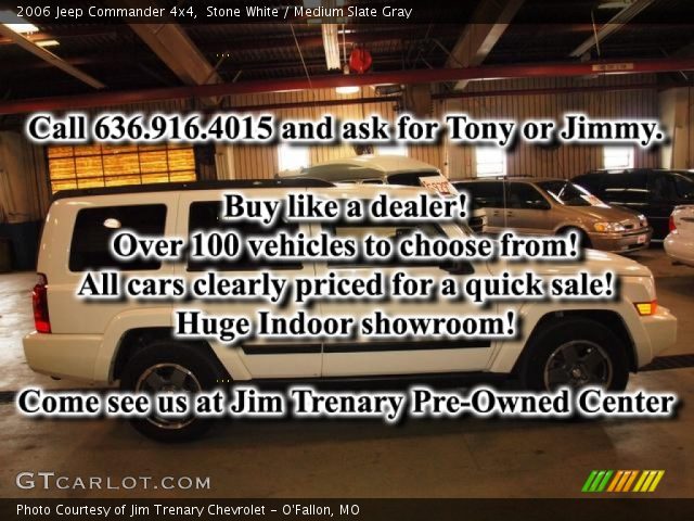 2006 Jeep Commander 4x4 in Stone White