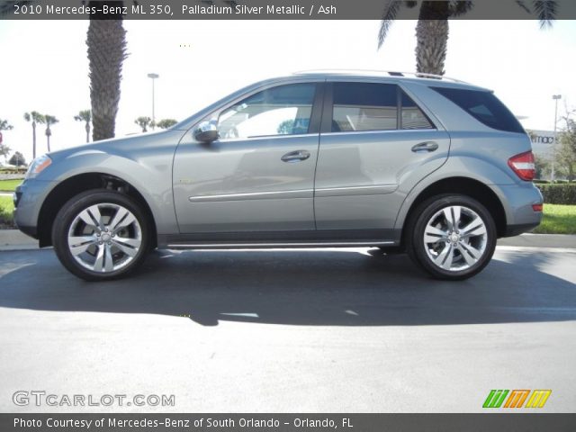 2010 Mercedes-Benz ML 350 in Palladium Silver Metallic