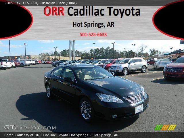 2009 Lexus ES 350 in Obsidian Black
