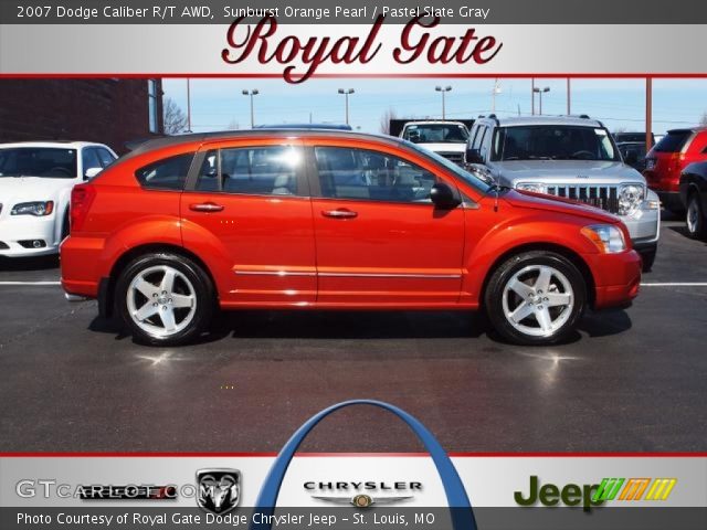 2007 Dodge Caliber R/T AWD in Sunburst Orange Pearl
