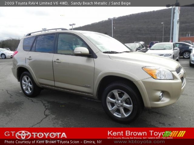 2009 Toyota RAV4 Limited V6 4WD in Sandy Beach Metallic