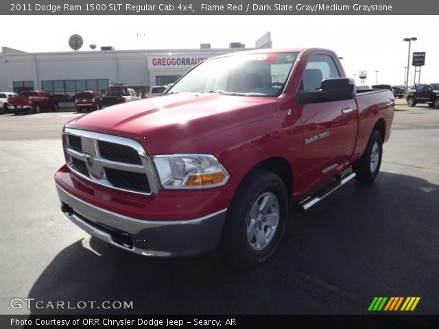 2011 Dodge Ram 1500 SLT Regular Cab 4x4 in Flame Red