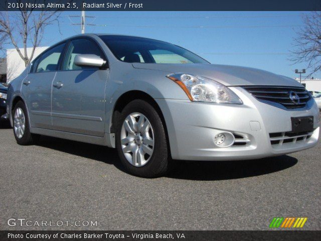 2010 Nissan Altima 2.5 in Radiant Silver