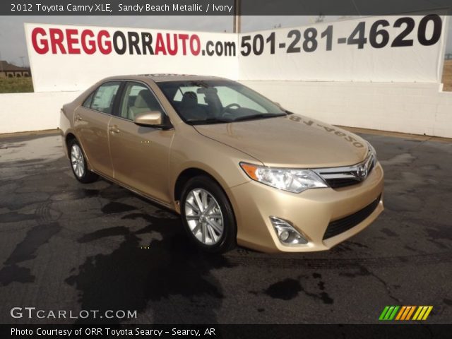 2012 Toyota Camry XLE in Sandy Beach Metallic